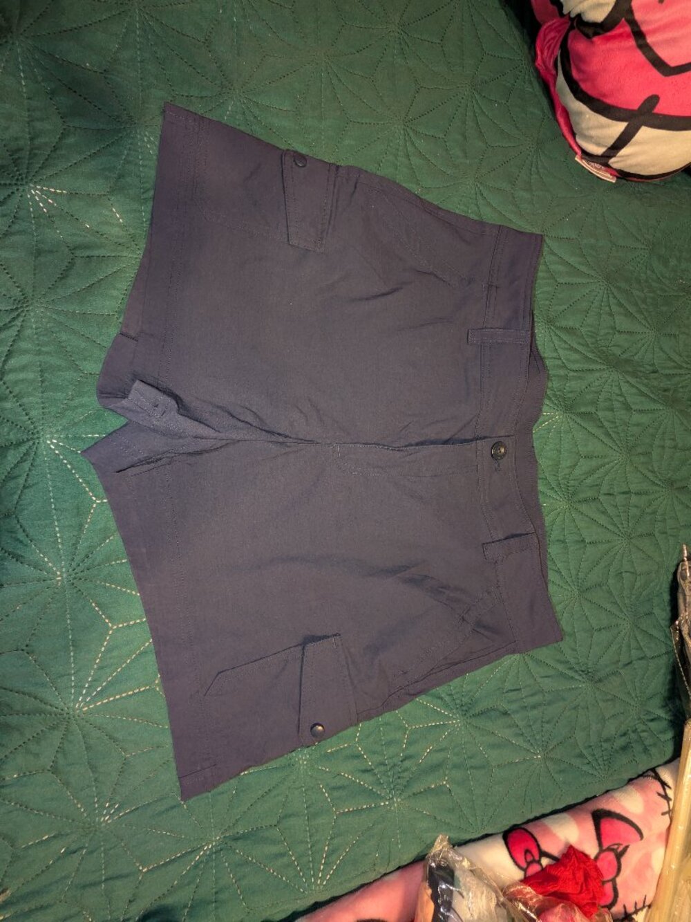 Eddie Bauer Blue Cargo Shorts